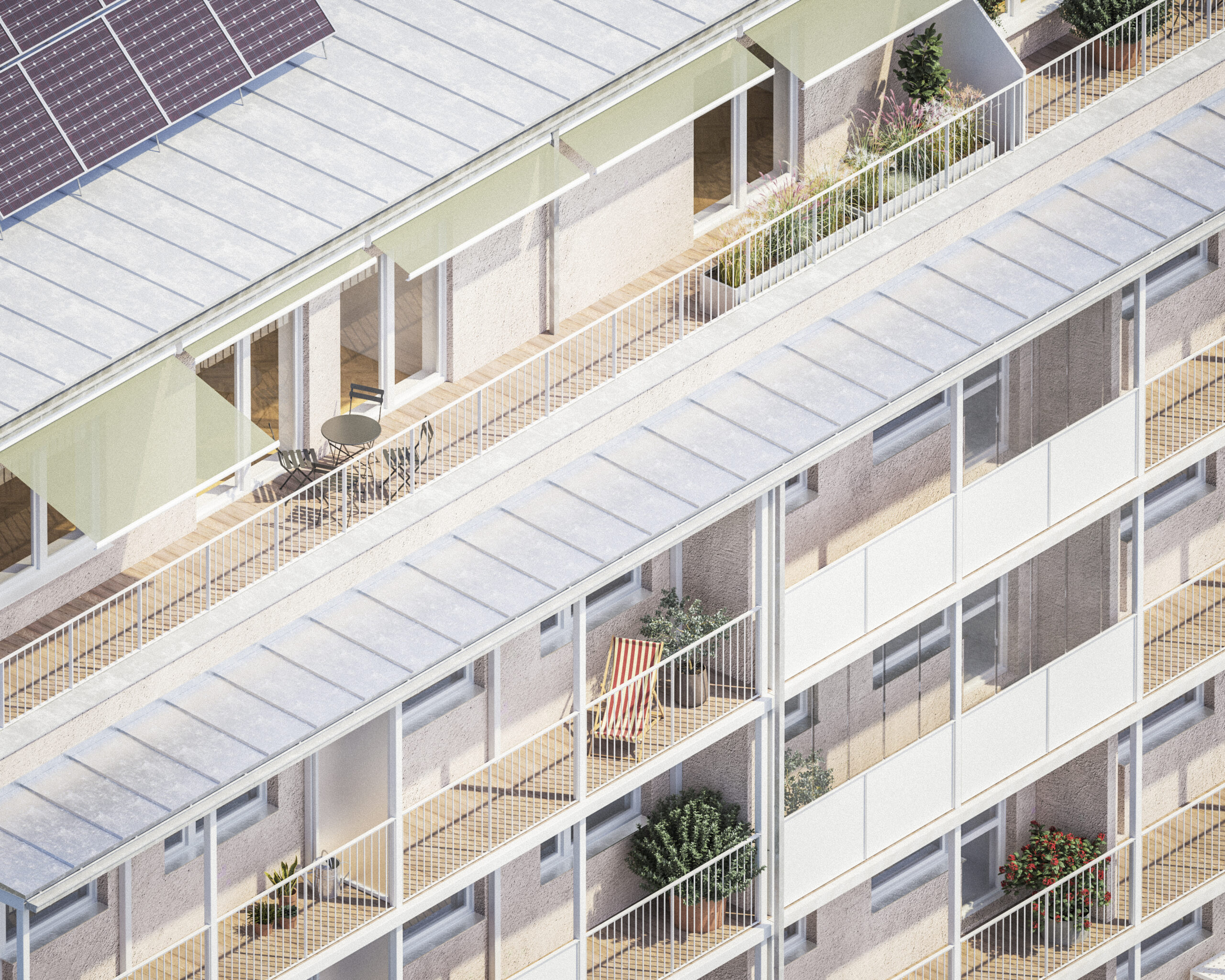 Nástavba panelového domu Neratovice